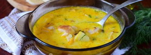 сырный суп с копченой курицей. Шаг 12