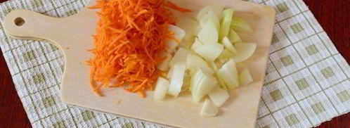 сырный суп с копченой курицей. Шаг 5