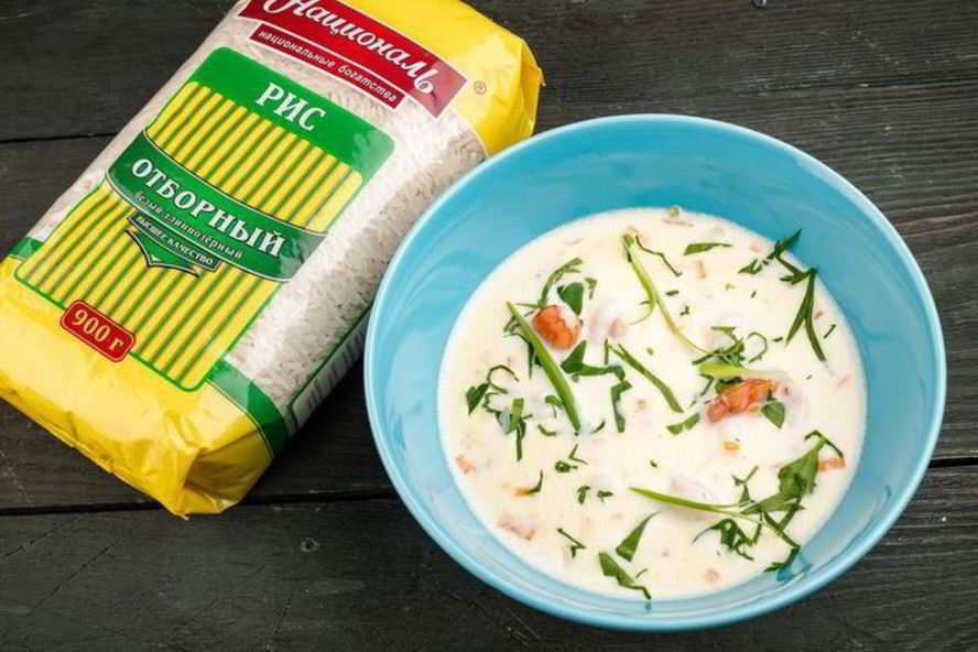 Рецепт сырный суп с креветками