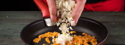 сырный суп с креветками. Шаг 3