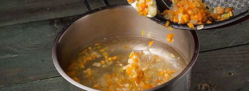 сырный суп с креветками. Шаг 4