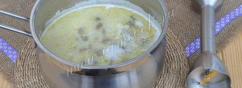 сырный суп жульен с грибами. Шаг 12