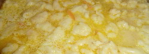 сырный супчик с курочкой и клецками. Шаг 8