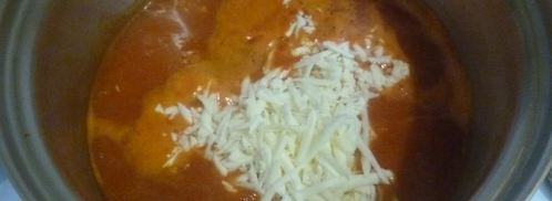 томатный суп с брынзой. Шаг 3