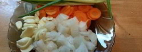 уха на курином бульоне. Шаг 3