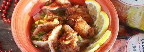 вьетнамский рыбный суп с пельменями. Шаг 12