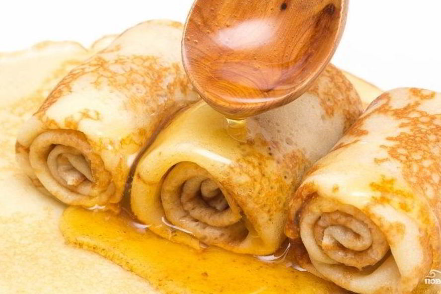 Рецепт ажурные блины на кефире заварные