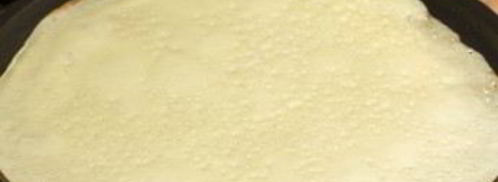 ажурные блины на кефире заварные. Шаг 2