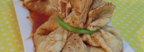 блинчики с баклажановой начинкой в томатном соусе. Шаг 6