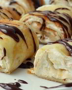 Блинчики с банановой начинкой