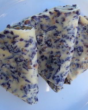 Блинчики с синим припеком