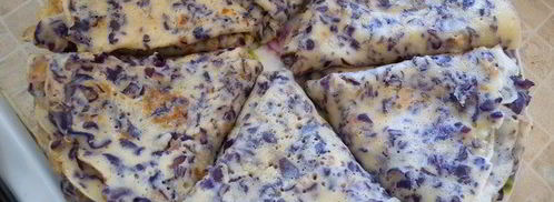 блинчики с синим припеком. Шаг 4