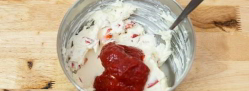 блинчики с творогом и клубникой. Шаг 11