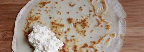 блинчики с творогом запеченые в духовке. Шаг 4