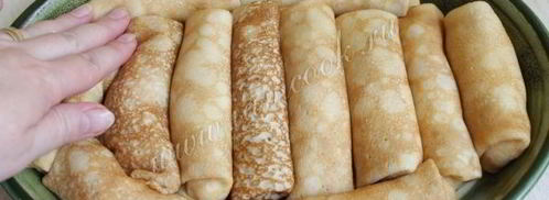 блинчики с творогом запеченые в духовке. Шаг 6