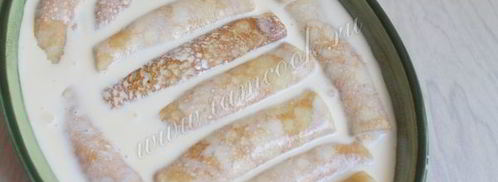 блинчики с творогом запеченые в духовке. Шаг 9