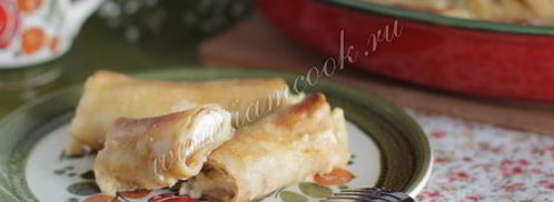 блинчики с творогом запеченые в духовке. Шаг 11