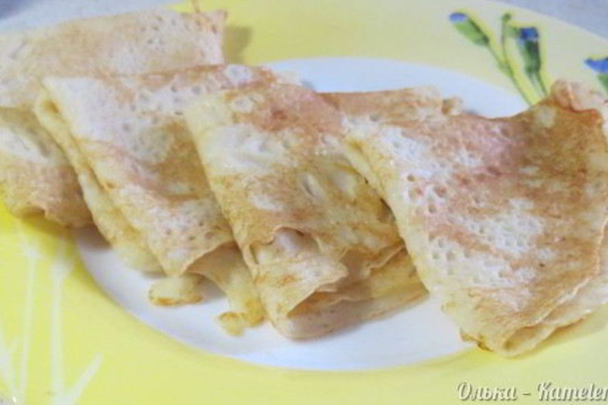 Рецепт блины на кефире