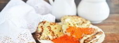 блины с икрой. Шаг 6