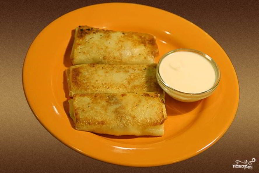 Рецепт блины с курицей и грибами