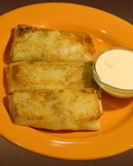 Блины с курицей и грибами