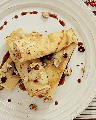 Блины с орехами