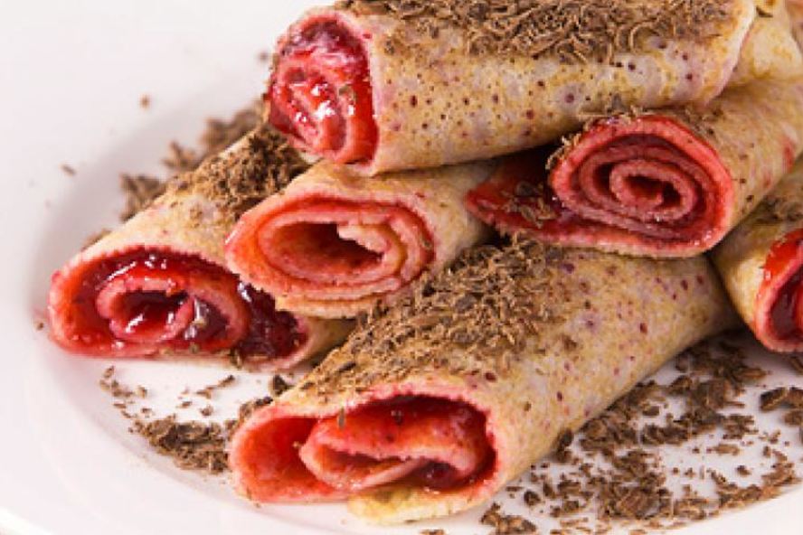 Рецепт блины с вареньем и шоколадом