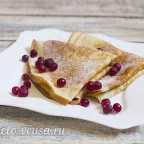 Блины на кефире