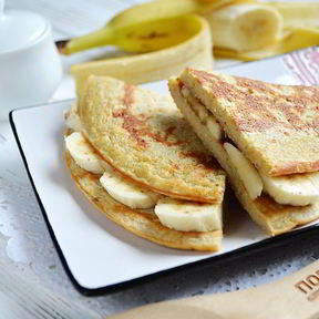 Блины с бананом