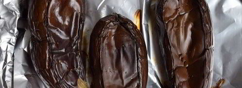 гречневые блинчики с баклажанной начинкой. Шаг 3