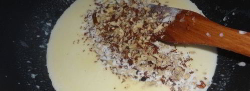 манно-тыквенные блинчики с ореховым соусом. Шаг 16