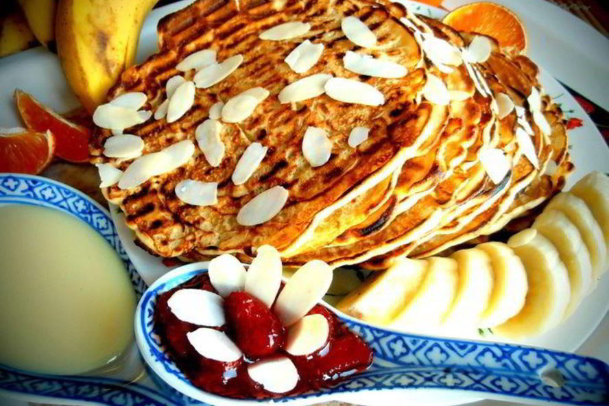 Рецепт миндальные блинчики на вафельнице