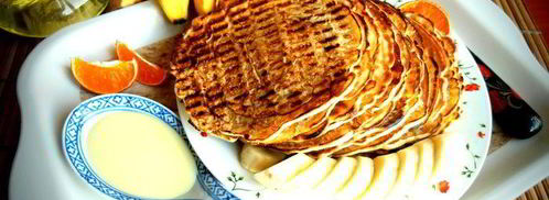 миндальные блинчики на вафельнице. Шаг 17