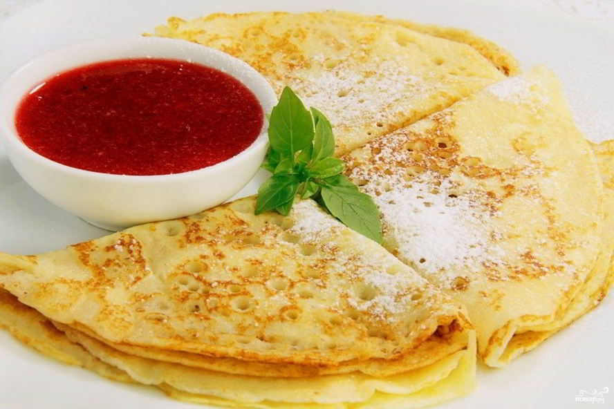 Рецепт постные блины на молоке