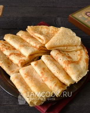 Постные блины на поминки