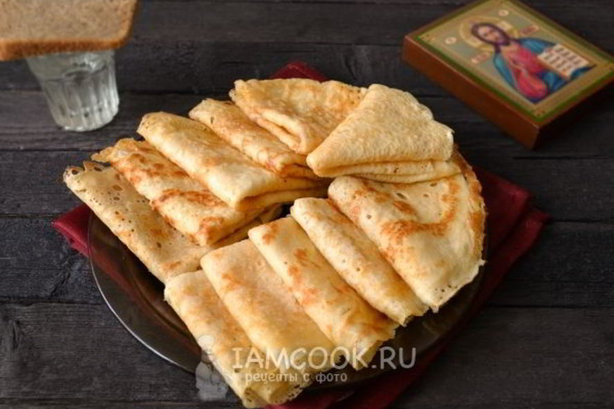Рецепт постные блины на поминки