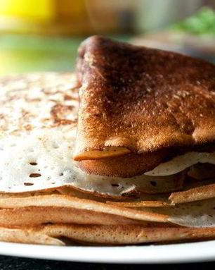 Постные блины на закваске