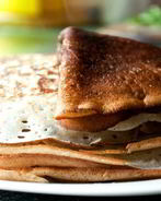 Постные блины на закваске