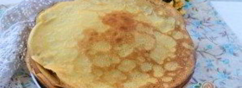 простые блины на молоке. Шаг 7