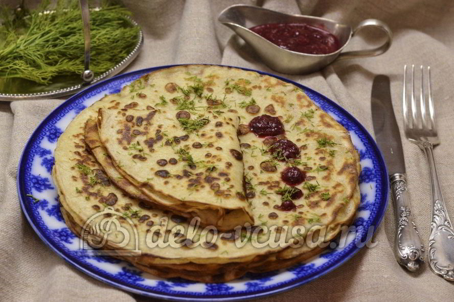 Рецепт ржаные блины