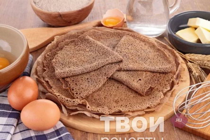 Рецепт скандинавские гречишные блинчики с фруктами