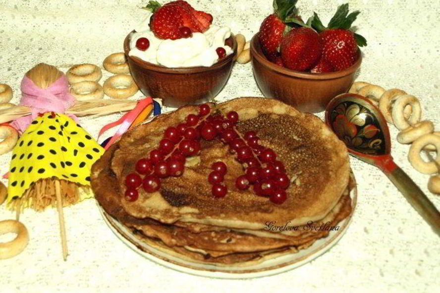 Рецепт спельтовые блины с фруктозой