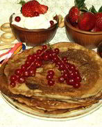 Спельтовые блины с фруктозой