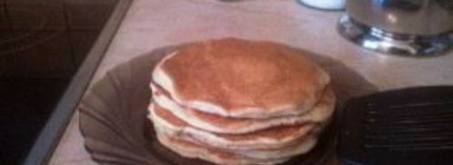 толстые пышные блины на кефире. Шаг 6