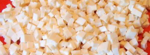 томатные блинчики с пряной тыквой и брынзой. Шаг 6