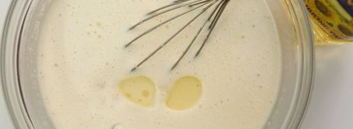 тонкие ажурные блины на молоке. Шаг 9