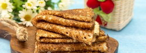 тонкие ажурные блины на молоке. Шаг 15