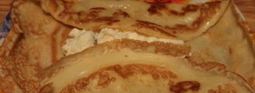 тонкие блинчики с творогом. Шаг 6