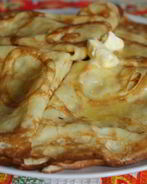 Тонкие сладкие блинчики на молоке