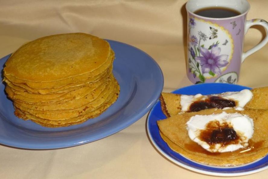 Рецепт тыквенные блинчики